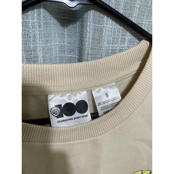 Sweatshirt Looney Tunes in Flinstones Vehicle from Warner Brothers SZ Small. - Picture 6 of 8